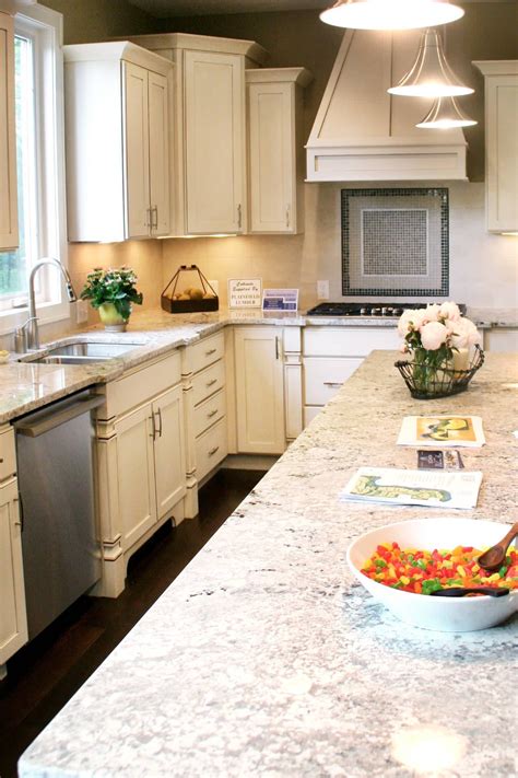 white granite cabinets